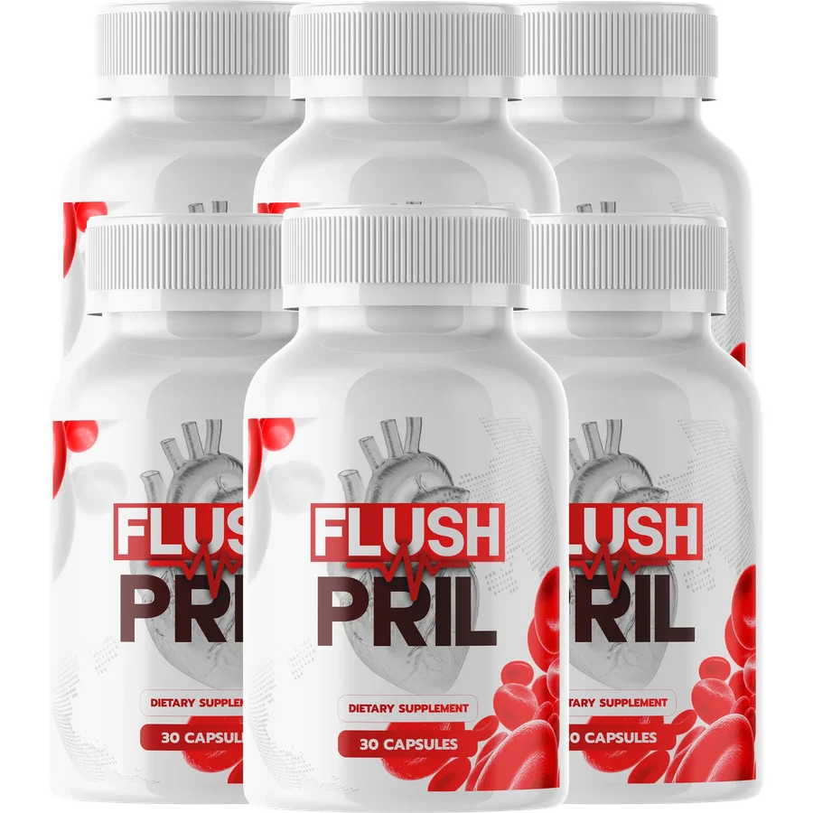 Six bottles of FlushPril